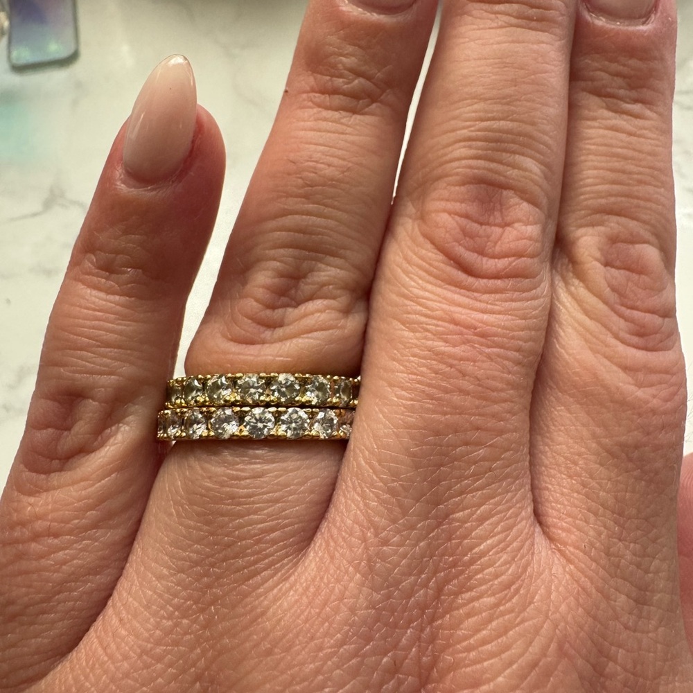 PANDORA sparkling row eternity ring